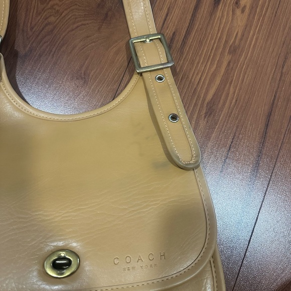 Vintage leather Coach bag Legacy - Picture 11 of 15